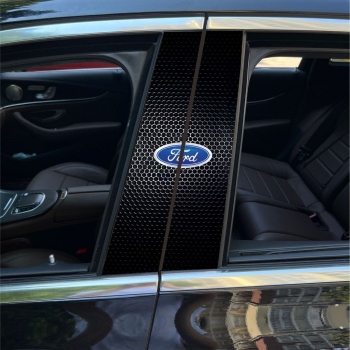 Naklejki na słupek drzwi Różne Marki komplet dwie strony OKAZJA -70%